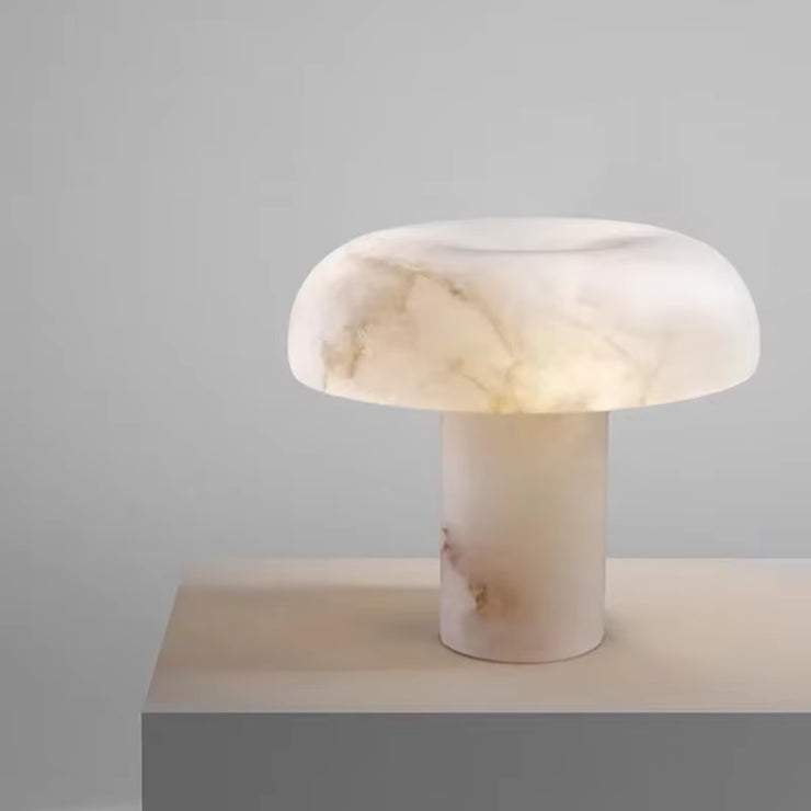 Marble Table Lamp with Plug for Bedroom Living Room Modern Desk Lighting Italian Designer Bedside Nightstand Lamp