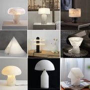 Marble Table Lamp with Plug for Bedroom Living Room Modern Desk Lighting Italian Designer Bedside Nightstand Lamp