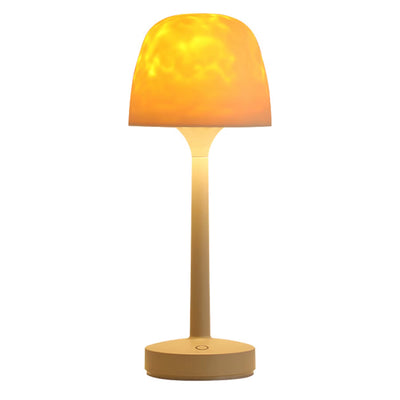 Creative Ocean Wave Cordless Projector Light RGB Color Changing Table Lamp for Bedroom Living Room Game Party Atmosphere Lights