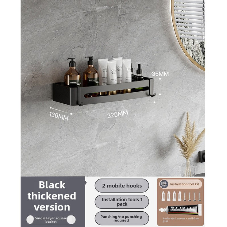 Wall-Mounted Bathroom Corner Shelf - No Drilling Required | Sammy&Ronnie