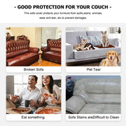 Jacquard Elastic Sofa Cover for Living Room Slipcovers Stretch Polar Fleece Armchair Protector L Shaped Sofa 1/2/3/4 Seater Home