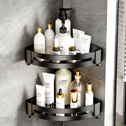 Wall-Mounted Bathroom Corner Shelf - No Drilling Required | Sammy&Ronnie