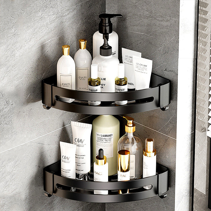 Wall-Mounted Bathroom Corner Shelf - No Drilling Required | Sammy&Ronnie