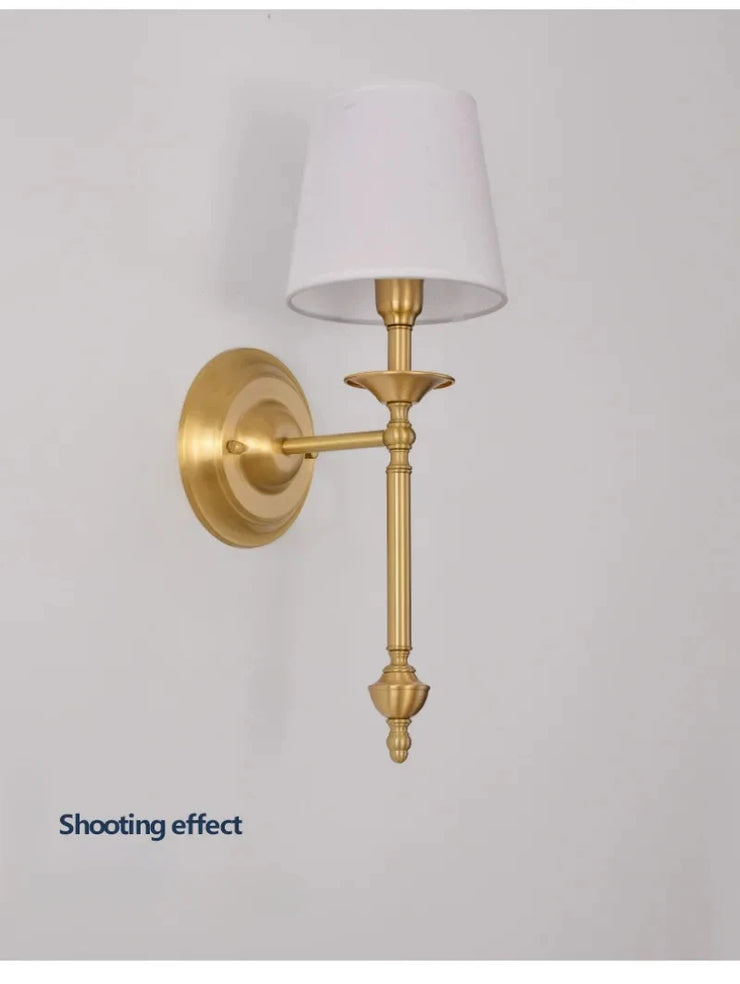 American Bedroom Bedside Lamp Mirror Front Light Simple Living Room Villa