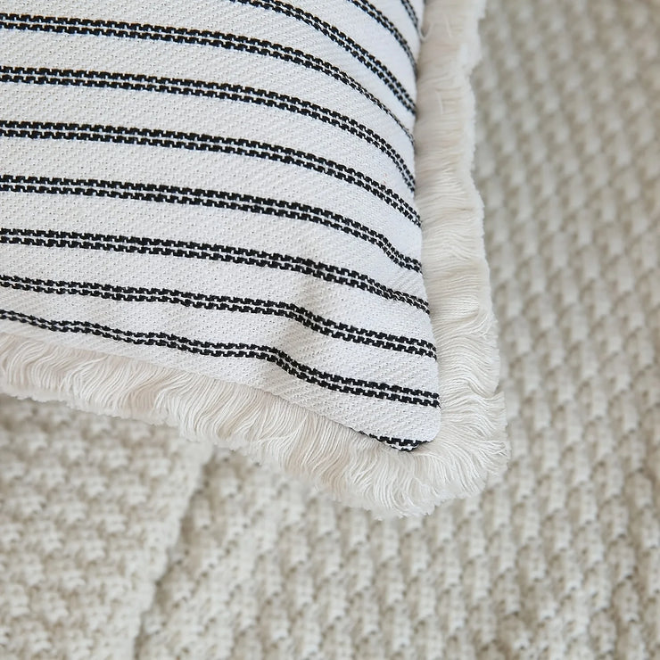 1pc Throw Pillow Covers - Comfortable Striped Throw Pillowcase  For Home Bedroom