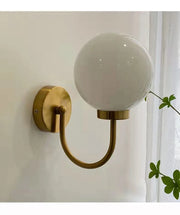 Bedside Lamp Modern Nordic Spherical Glass Wall Lamp