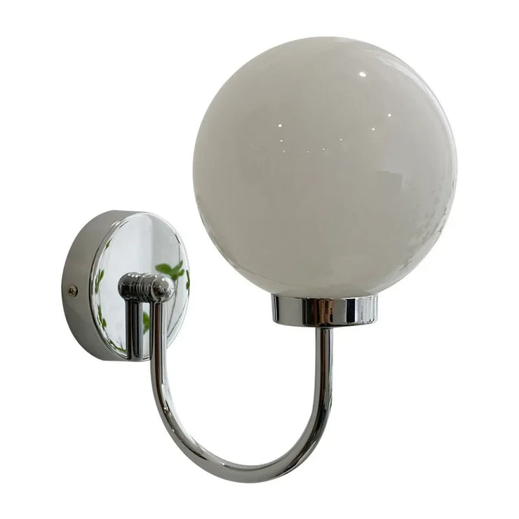Bedside Lamp Modern Nordic Spherical Glass Wall Lamp
