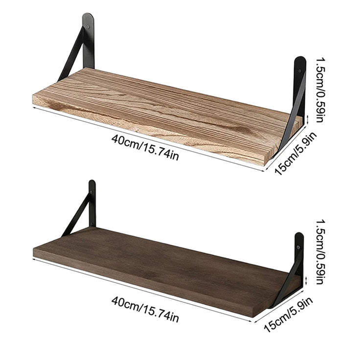Floating Shelves for Wall,Bookshelves，Wall Mounted Wood Shelf for Living Room