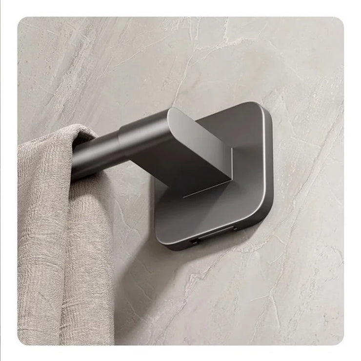 Towel rack modern space aluminum non-perforated