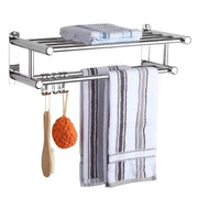 40/50/60cm Towel Rack with  Movable Hooks
