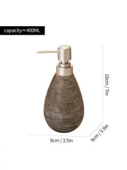 Creative Retro Style Ceramic Push-Type Soap Dispenser With Pump