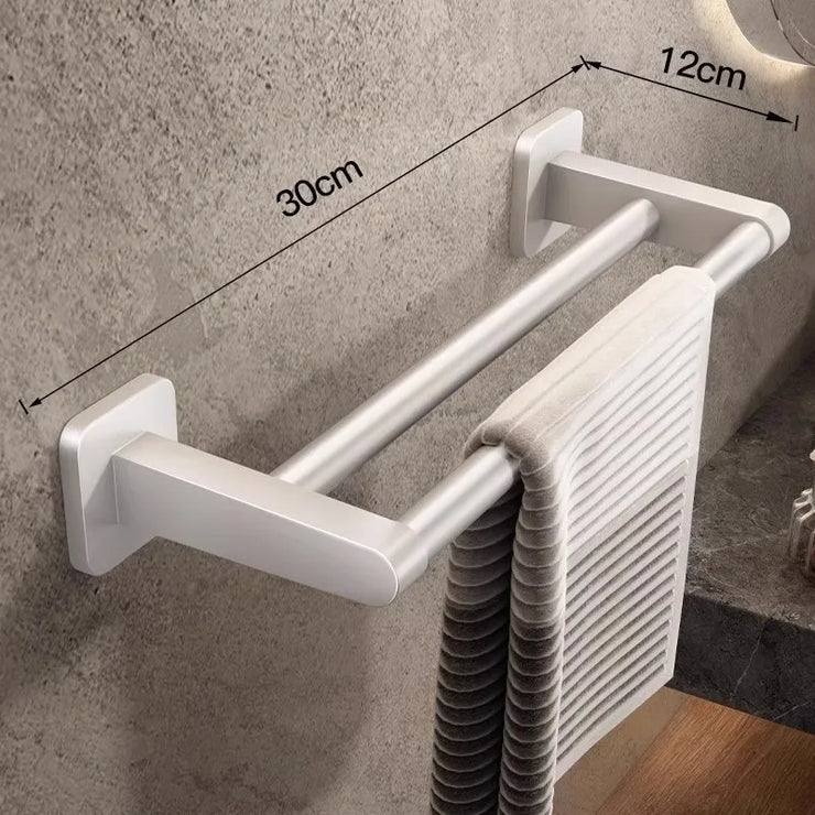 Towel rack modern space aluminum non-perforated