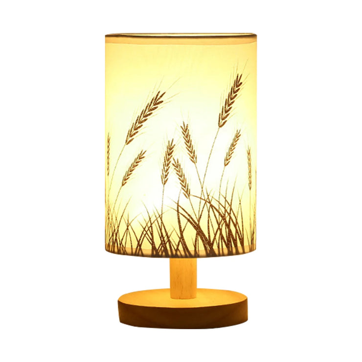 USB Bedside Lamp Night Lights Table Lamp For Bedroom Wooden Desk