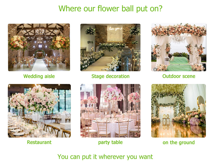 Wedding Centerpieces Artificial Floral Arrangement Desktop Decoration