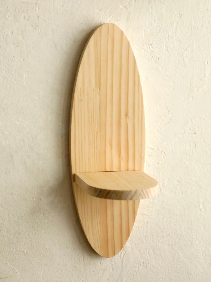 Wooden Wall Shelves, Oval Floating Shelf, Crystal Display Stands