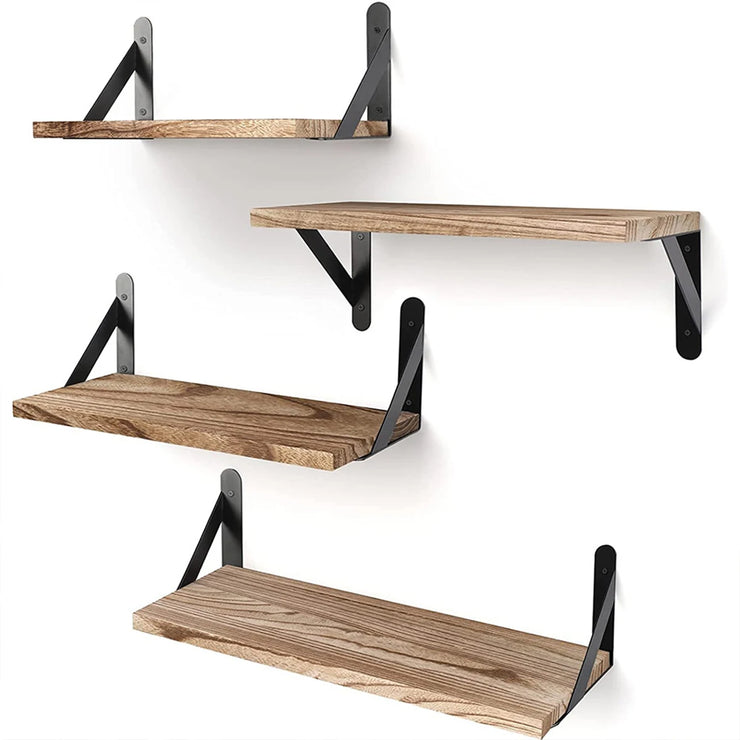 Floating Shelves for Wall,Bookshelves，Wall Mounted Wood Shelf for Living Room