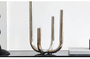 Modern Four Head Metal Candle Holders Creative Art Living Room Desktop