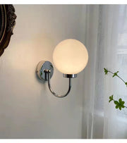 Bedside Lamp Modern Nordic Spherical Glass Wall Lamp