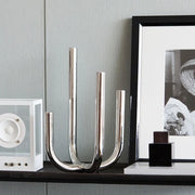 Modern Four Head Metal Candle Holders Creative Art Living Room Desktop