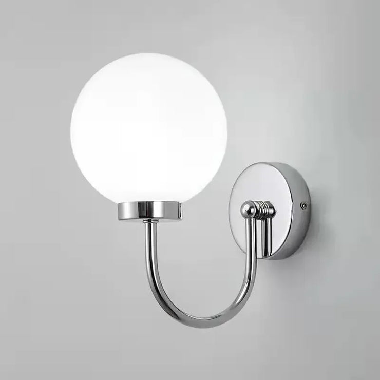 Bedside Lamp Modern Nordic Spherical Glass Wall Lamp