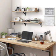 Floating Shelves for Wall,Bookshelves，Wall Mounted Wood Shelf for Living Room