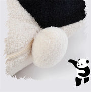 Panda Two-in-one Throw Pillow Blanket for Sofa or Bed or Car Pillows