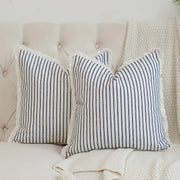 1pc Throw Pillow Covers - Comfortable Striped Throw Pillowcase  For Home Bedroom