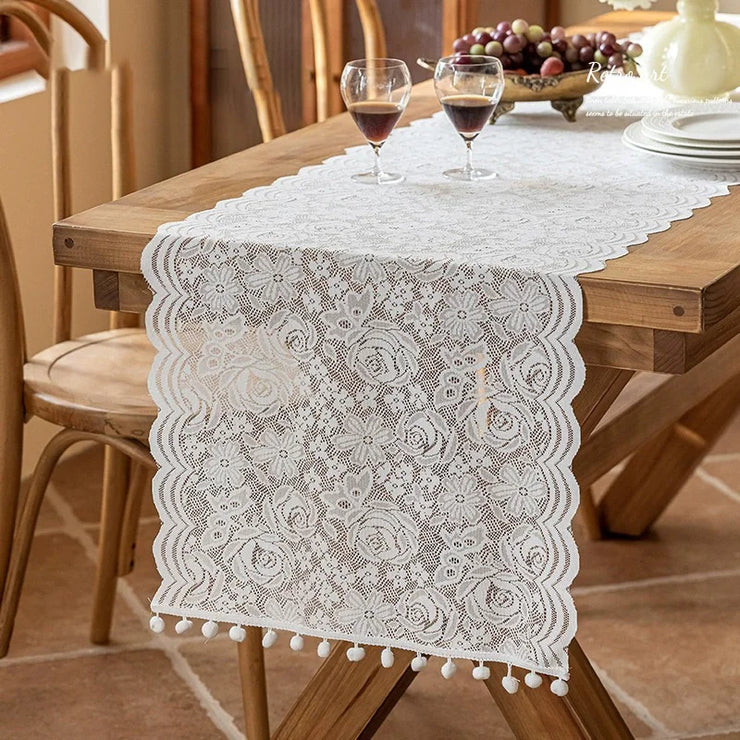 Table Runners for Dining Table, Exquisite Lace Table Runner