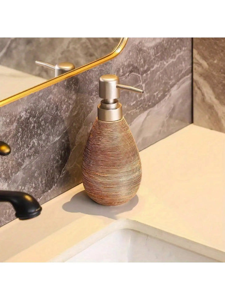 Creative Retro Style Ceramic Push-Type Soap Dispenser With Pump