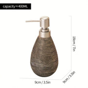 Creative Retro Style Ceramic Push-Type Soap Dispenser With Pump
