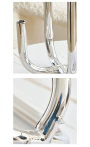 Modern Four Head Metal Candle Holders Creative Art Living Room Desktop