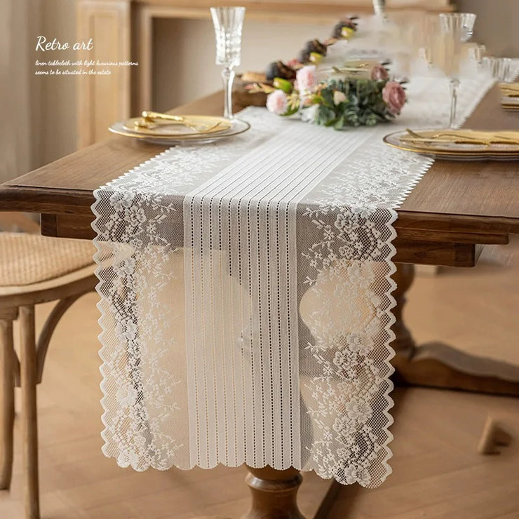 Table Runners for Dining Table, Exquisite Lace Table Runner