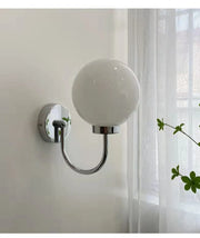 Bedside Lamp Modern Nordic Spherical Glass Wall Lamp