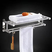 40/50/60cm Towel Rack with  Movable Hooks