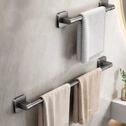 Towel rack modern space aluminum non-perforated