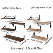 Floating Shelves for Wall,Bookshelves，Wall Mounted Wood Shelf for Living Room