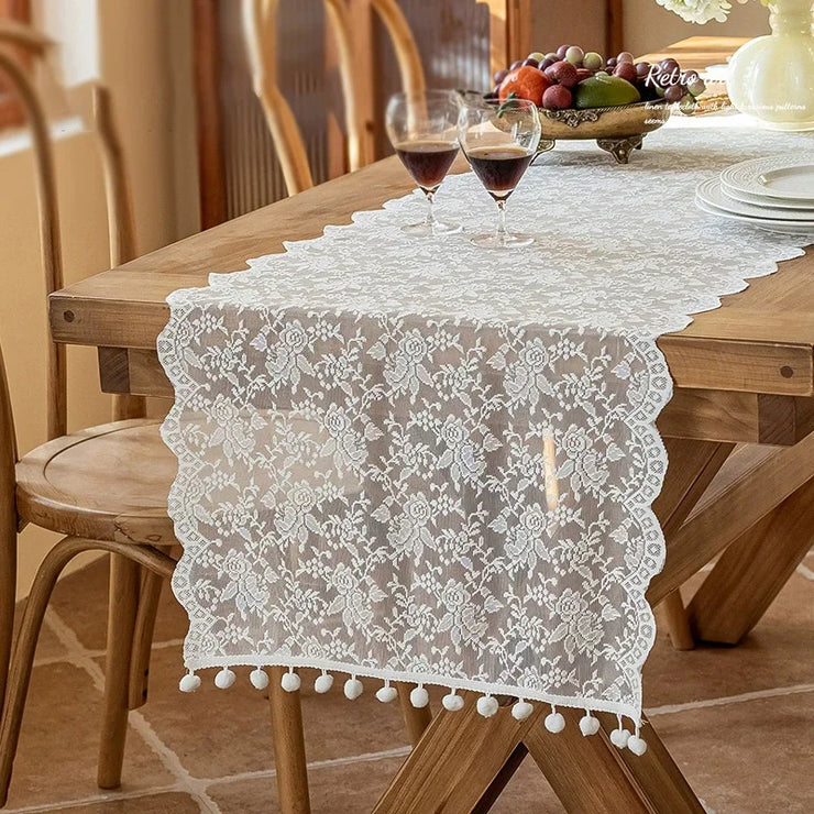Table Runners for Dining Table, Exquisite Lace Table Runner