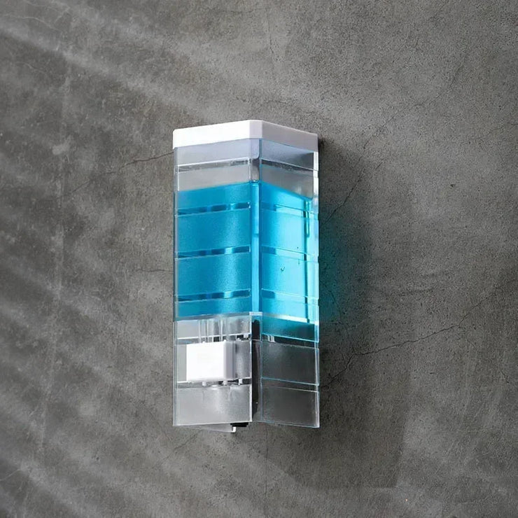 Non-punching Manual Press Soap Dispenser Wall Hanging Traceless Paste