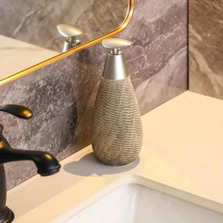 Creative Retro Style Ceramic Push-Type Soap Dispenser With Pump
