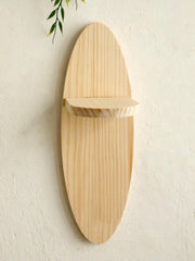 Wooden Wall Shelves, Oval Floating Shelf, Crystal Display Stands