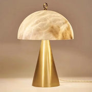 Marble Table Lamp with Plug for Bedroom Living Room Modern Desk Lighting Italian Designer Bedside Nightstand Lamp