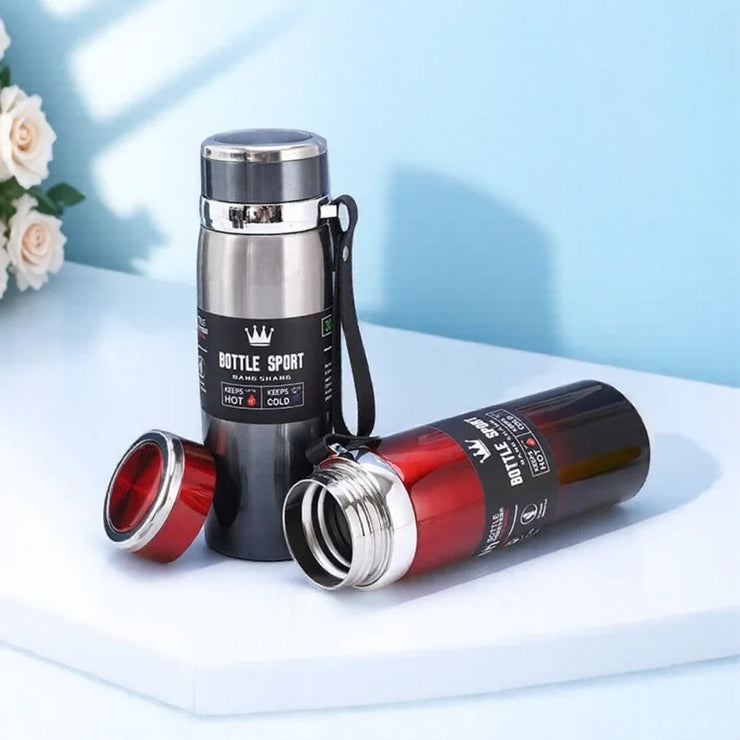 1L Thermal Water Bottle - Stainless Steel Vacuum Flask for Hot & Cold