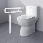 Foldable Toilet Grab Bar - Wall Mounted Safety Handle for Disabled & Elderly