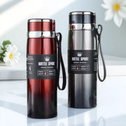 1L Thermal Water Bottle - Stainless Steel Vacuum Flask for Hot & Cold