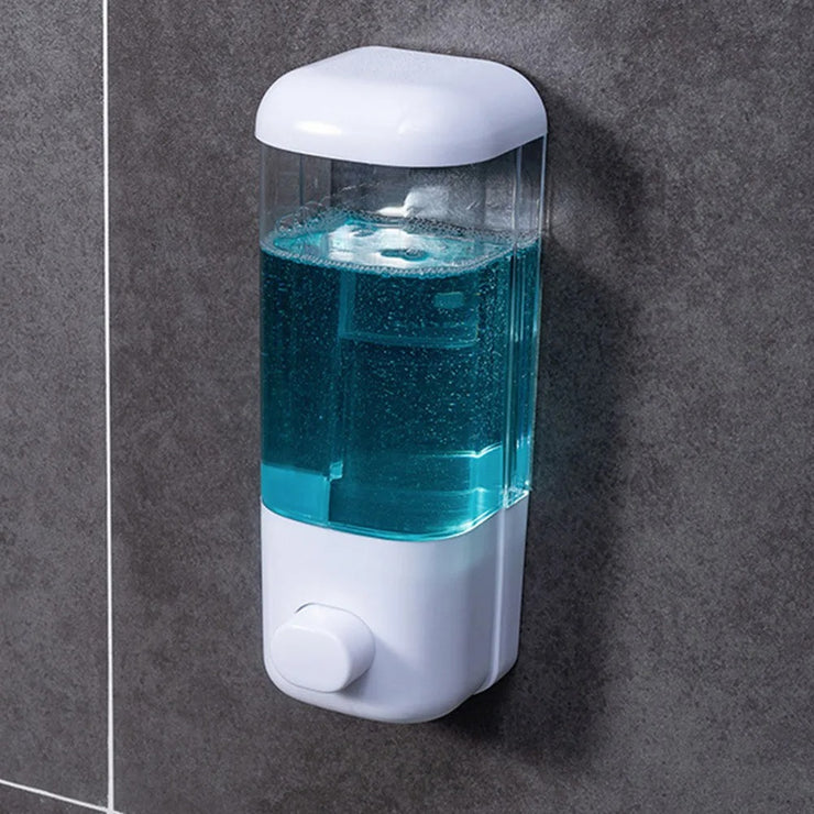 500/1000ML Liquid Soap Pump Dispenser Waterproof Manual Soap Dispenser Multifunction Hand Liquid Dispenser for Bathroom Washroom