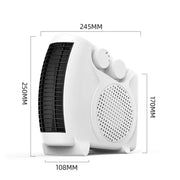 Portable Heater Winter 500W High-power Fast Electric Heating Heater Home Two-stage Adjustable Silent Small Sun Electric Heater