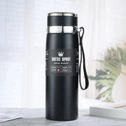 1L Thermal Water Bottle - Stainless Steel Vacuum Flask for Hot & Cold