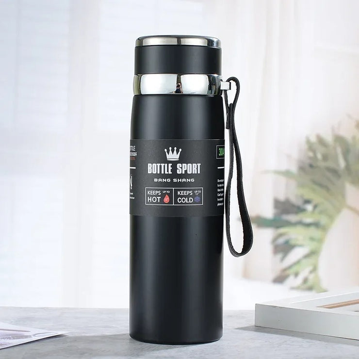 1L Thermal Water Bottle - Stainless Steel Vacuum Flask for Hot & Cold