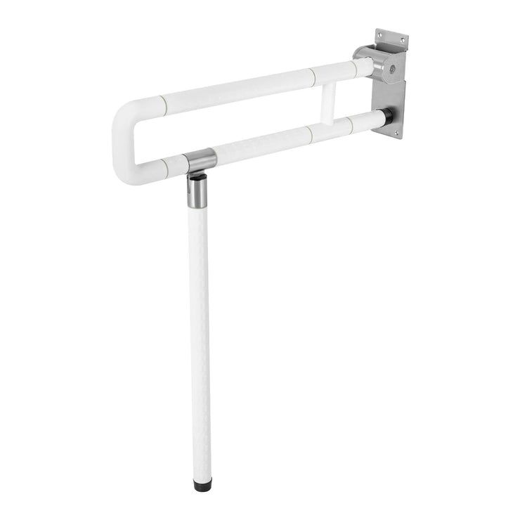 Foldable Toilet Grab Bar - Wall Mounted Safety Handle for Disabled & Elderly