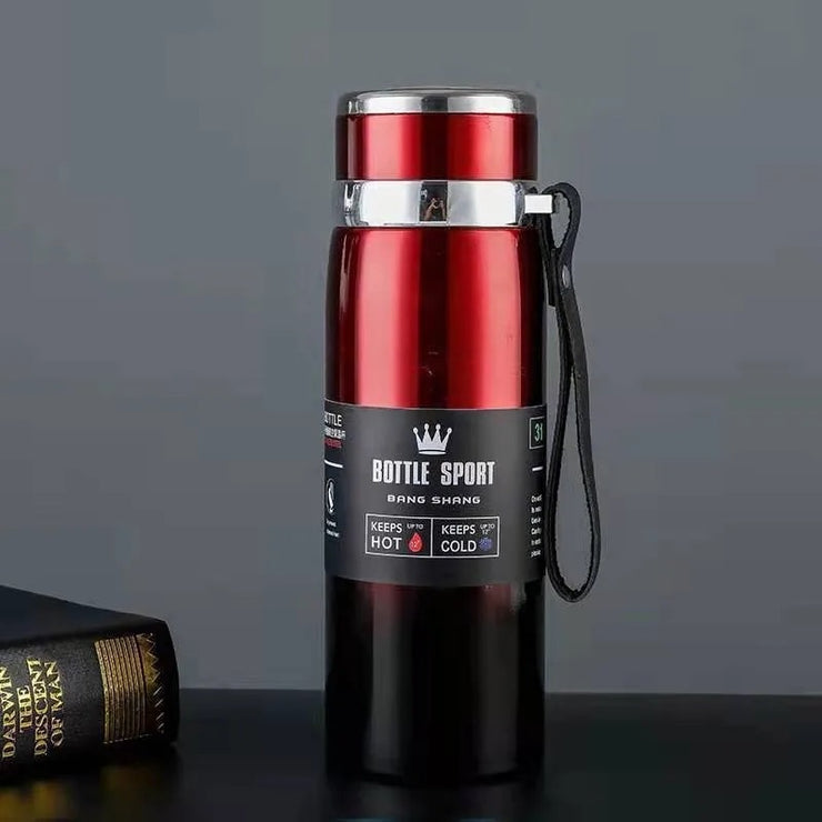 1L Thermal Water Bottle - Stainless Steel Vacuum Flask for Hot & Cold